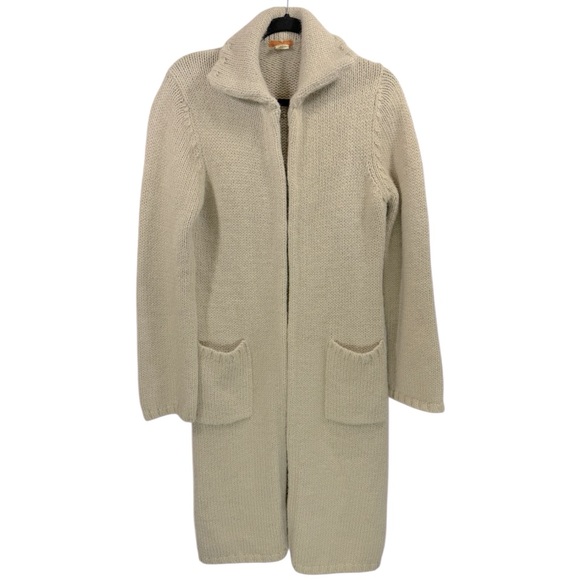 J. Crew Sweaters - J. Crew Long Line Chunky Alpaca Blend Duster Cardigan L